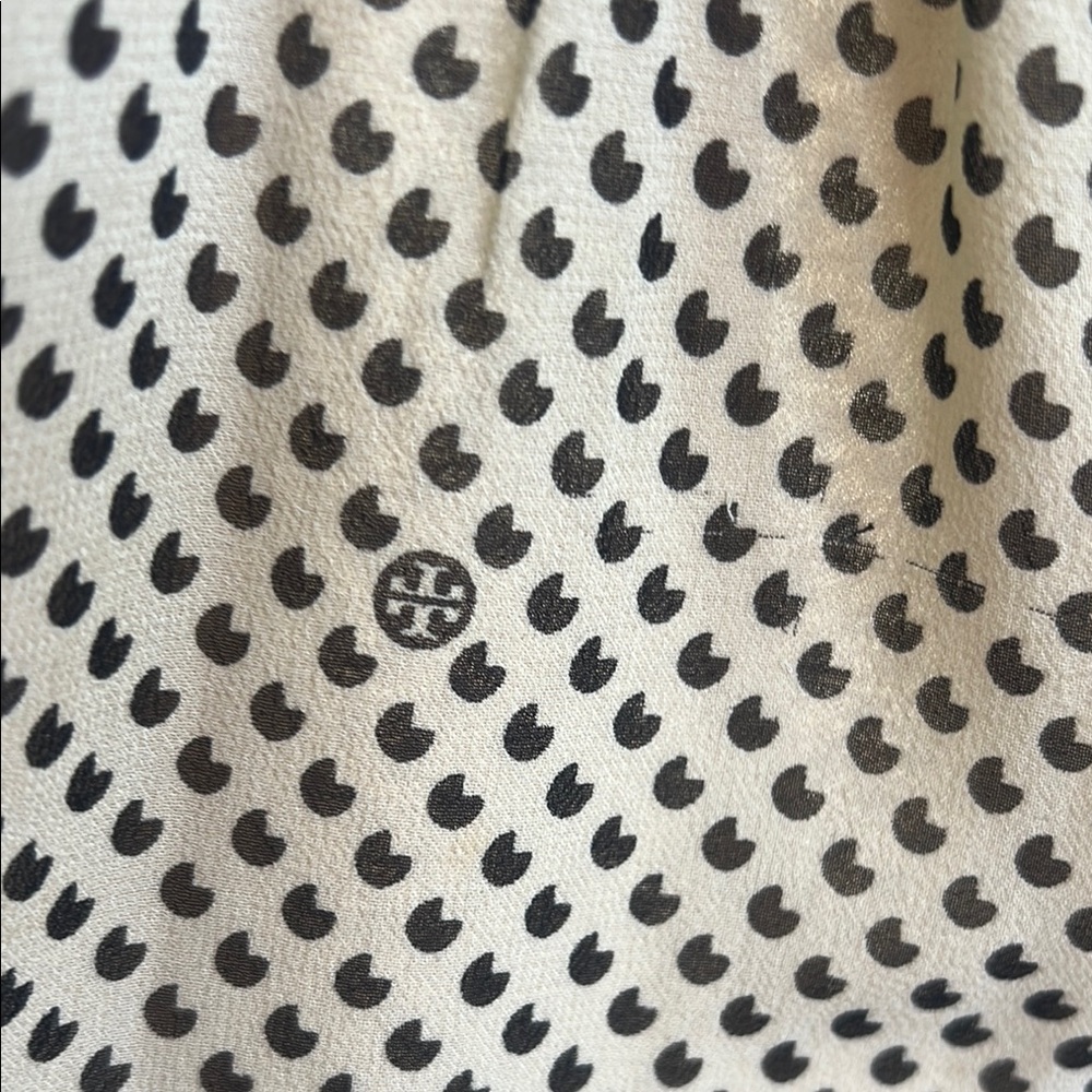 Tory Burch Elegant Polka Dot Dress in Beige - Picture 4 of 12
